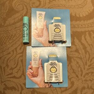 Sun Bum🌞3-Mini Sun Essentials 2-Sun Bum Daily Glow SPF30 1-Ocean Mint Coco Balm